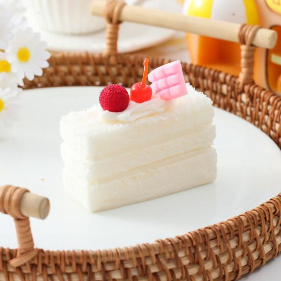 Mousse Cake Squeeze Toy Soft Stress Relief Toy Slow Rising Rectangular Cake Fidget Toy for Kids Adults Office Workers Anxiety Relief