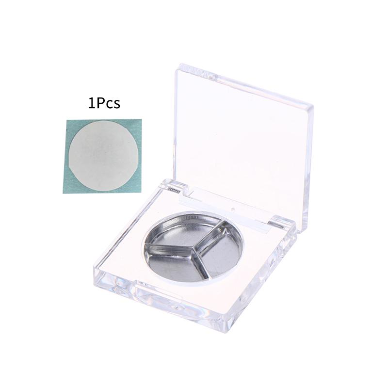 2.5G Empty Portable Eyeshadow Palette Blusher Box Solid Ointment Box Cosmetic Makeup Case Round Storage Container