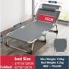 Backrest Adjustable Office Afternoon Nap Recliner Portable Folding Single Bed Wide Surface Lightweight Foldable Bed