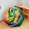 1 PC Automatic Folding Umbrella - Fantasy Dragon Pattern, Portable & Foldable Design with 8 Ribs, Christmas Birthday Gifts