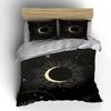 Crescent Moon, Stars, Rays. Bedding Sets Duvet Cover Sets Duvet Covers Pillowcases(1*Duvet Cover 2*Pillowcases Without Duvet Insert)