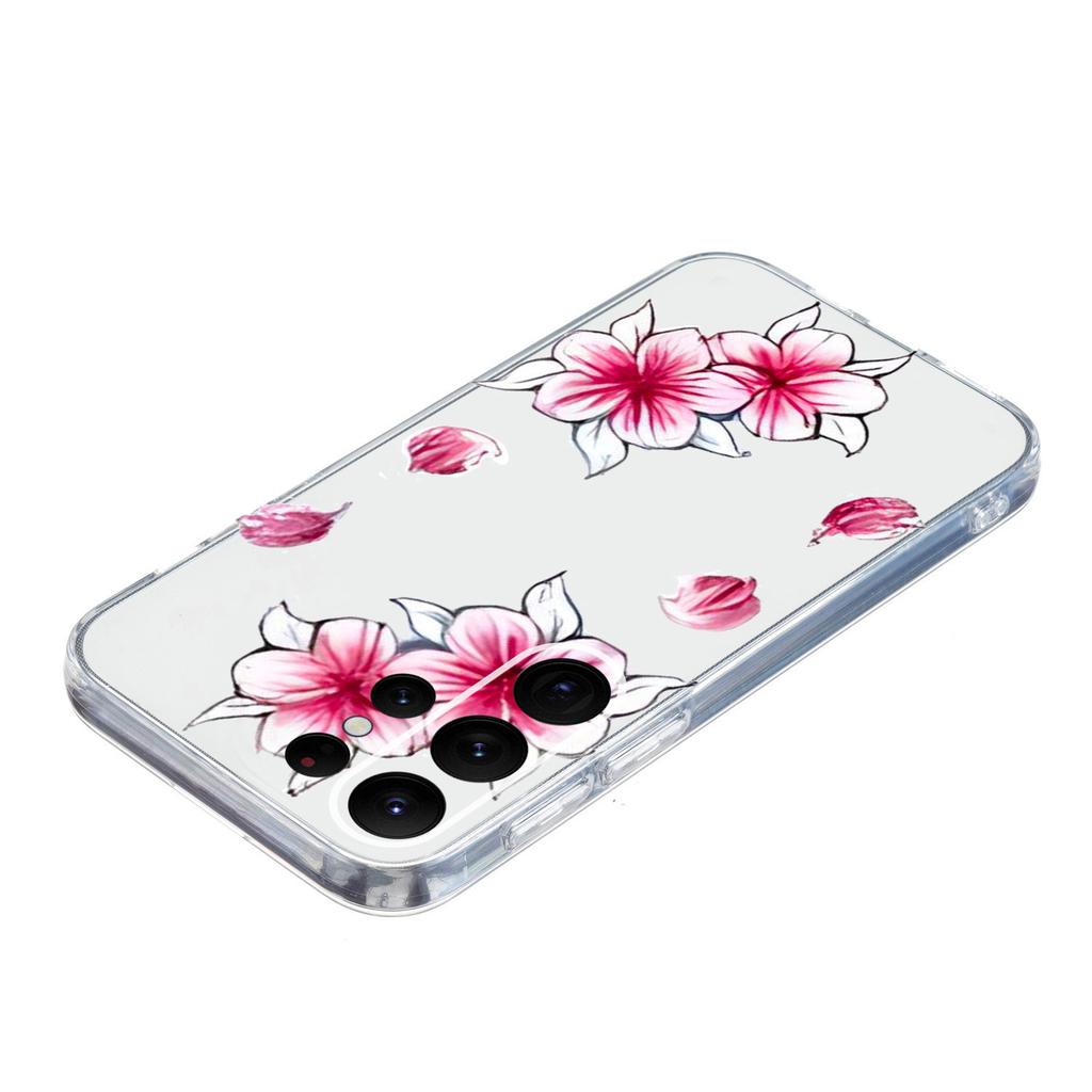 For Samsung Galaxy S23 Ultra Case Pattern Print TPU Phone Cover Precise Lens Protection