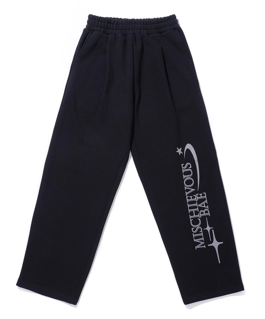 GAKKAI UNIONS Miss Cherbers Wide Sweatpants Black