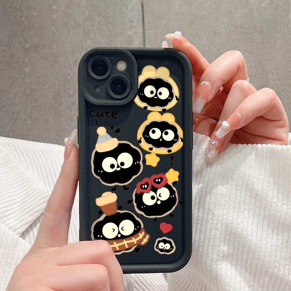 Soft Silicone Phone Casing Full Cover Camera Shockproof Protection Case for iPhone Huawei Honor Samsung Xiaomi Redmi OPPO Realme Vivo Infinix Tecno