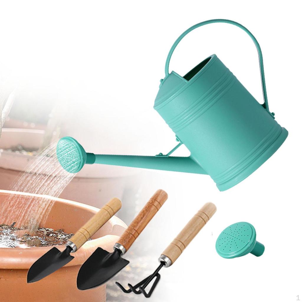 Watering Can Garden Tool Set Spade Rake Large Capacity Modern Pot Gardening Tools