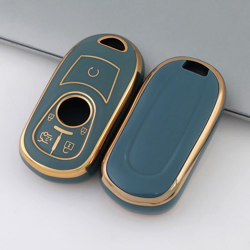 Buick Envision Key Cover for Encore GX, Regal, LaCrosse, GL68 - Decorative Car Bag Shell with Buckle