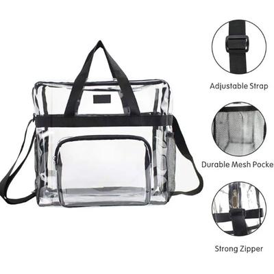 PVC Transparent Wallet Large Capacity Transparent Bag Transparent Crossbody Bag Suitable for Concerts and Sports Festivals