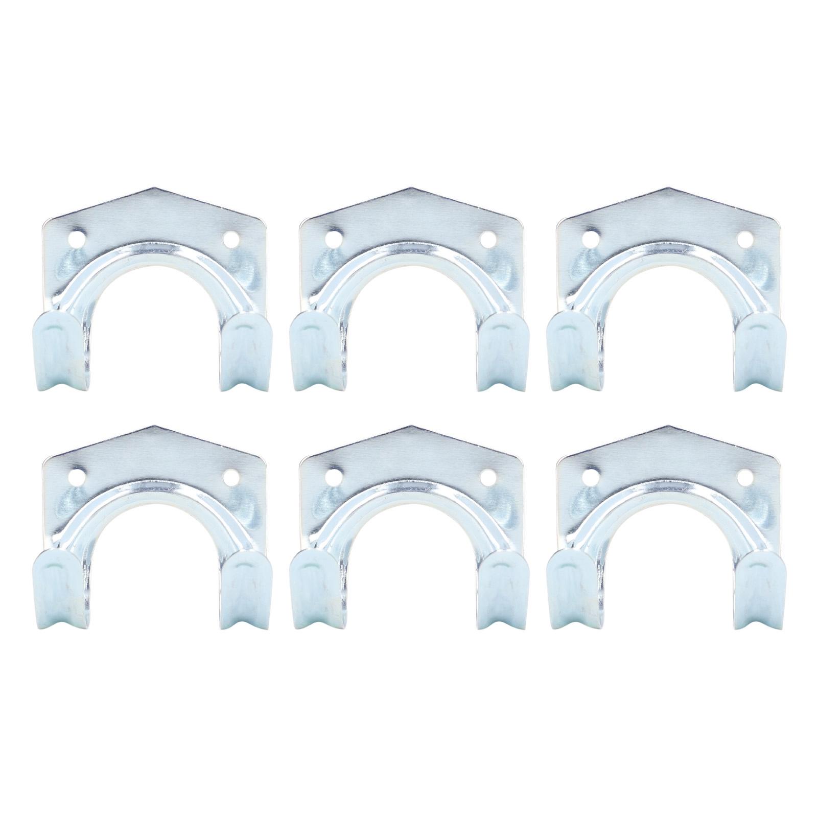 

25Pcs Storage Hook Galvanized Steel Tool Hanging Accessory Set Kit for Garden Garage