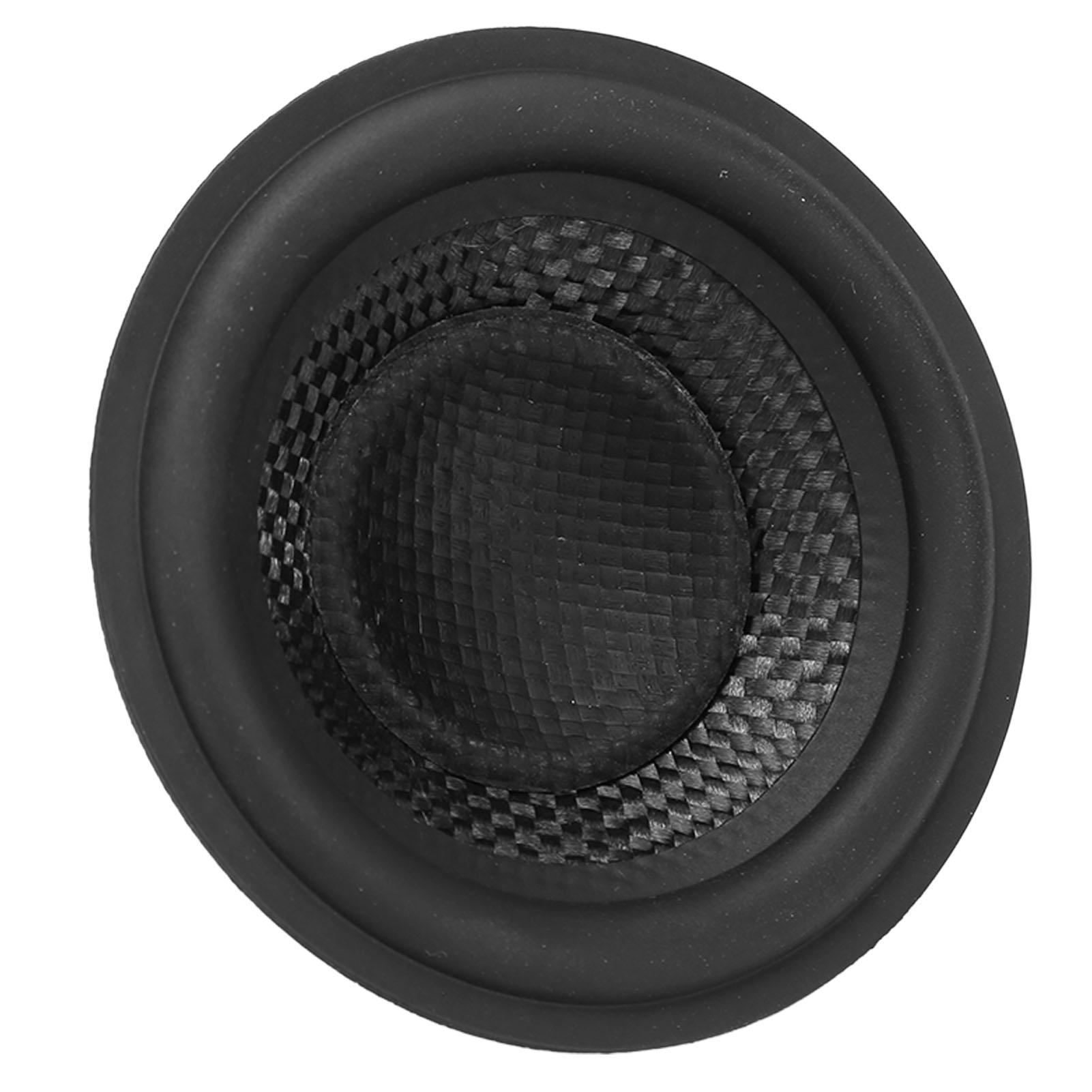 

Speaker Cone Drum Paper 0.8 Inch Inner Diameter Paper Subwoofer Cone Drum Paper with Rubber Surround for 3 Inch Speakers