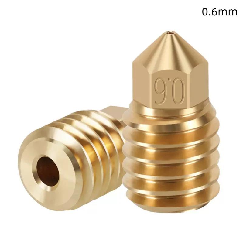 1Pcs P1P X1 High Flow Nozzle for Bambu Lab Brass Hardened Steel CHT Print Head 3D Printer Replacement Part