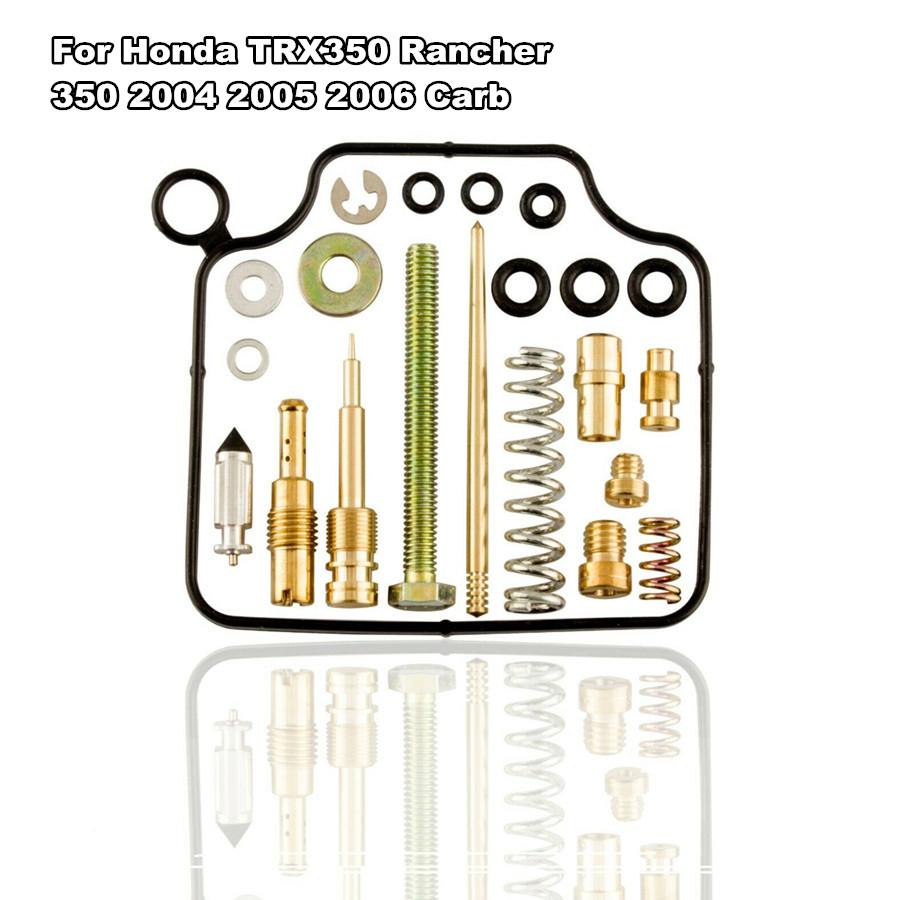 Carburetor Rebuild Kit Repair For Honda TRX350 Rancher 350 2004 2005 2006 Carb