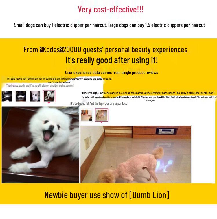 Kodesh CP-9200 Maszynka Elektryczna do Strzyżenia Włosów dla Psów i Zwierząt