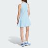 Adidas Originals Color Block Logo Letter Round Neck Comfortable Sleeveless Dress Women dresses Sky-Blue IT9873