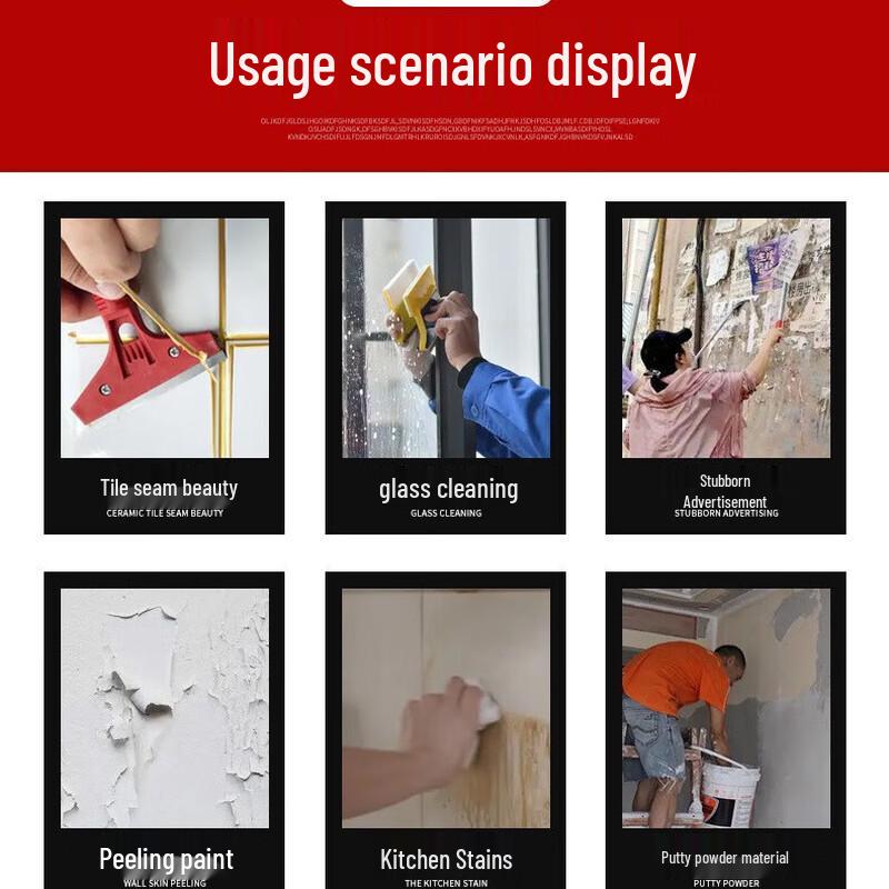 Heavy-Duty Cleaning Scraper Knife