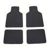 Podofo Upgrade Your Car With 4pcs Universal Waterproof Leather Car Floor Mats - Front & Rear Full Set
