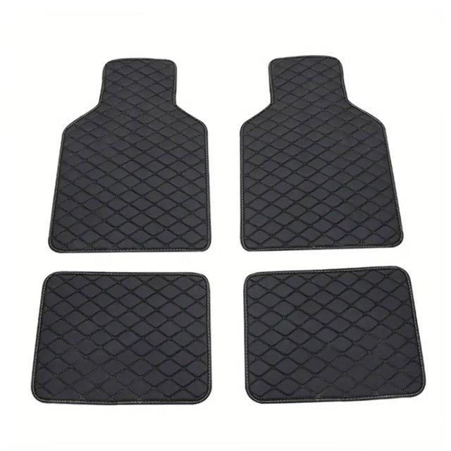 Podofo Upgrade Your Car With 4pcs Universal Waterproof Leather Car Floor Mats - Front & Rear Full Set