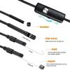 Mini Câmera Endoscópica 3 em 1 - Compatível com USB/Android/Tipo-C para Smartphone, PC e Inspeção de Carro