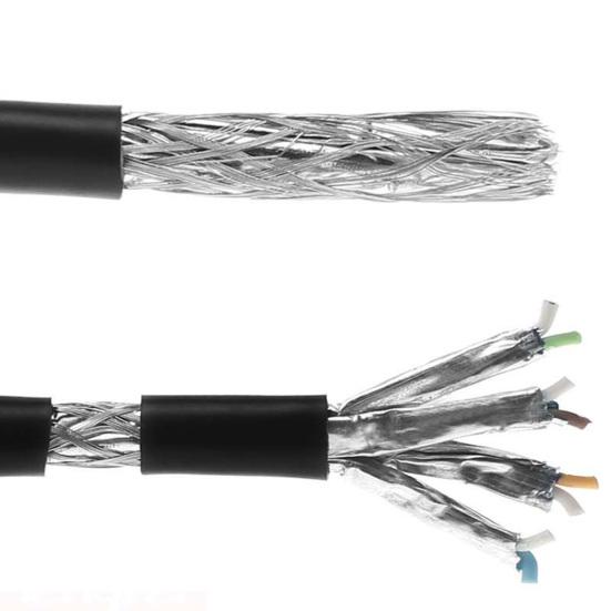Lan Ethernet Cable Sturdy Fast Transfer Rate Wide Compatibility Lan Ethernet Cable RJ45 Cat8 10Gbps Lan Cable Network Cord Office Use