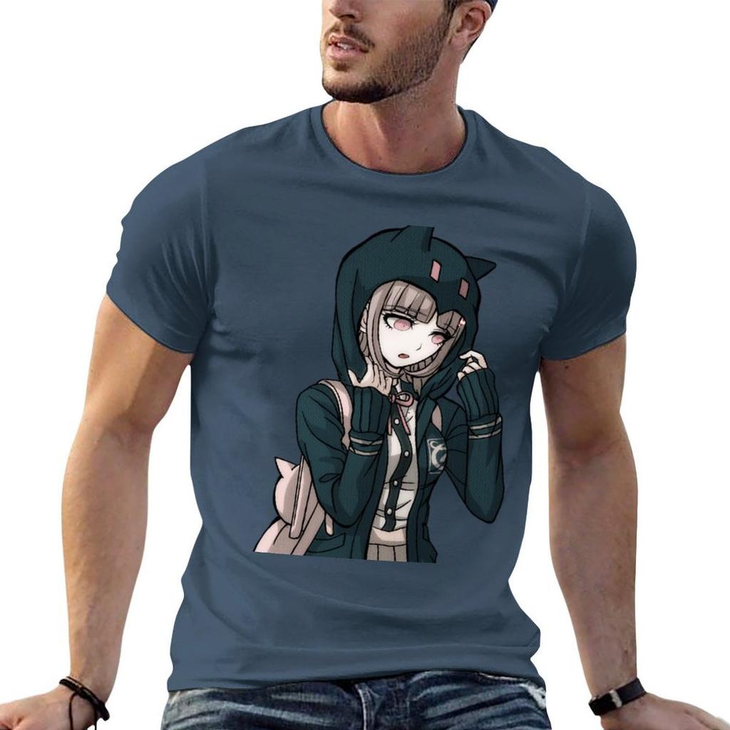 Chiaki Nanami Sad Pouting Tshirt Classic Graphic Short Sleeve Top