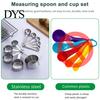 Rust-free Measuring Utensils 12Pcs Cups Spoons Set 5 Stainless Steel Nesting Kitchen Organization Essentials 6 1 Stick Baking Cooking Gadgets