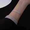 Trendy Multi-Layer Lace Braided Bead Chain Bracelet for Women