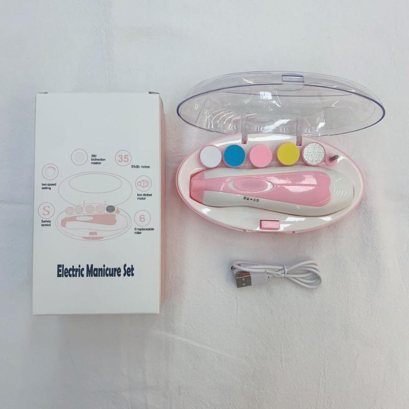 1PC New Luminous Newborn Anti-clip Meat Nail Clippers Cut Children's Electric Nail Clipper Set Baby Nail Grinder