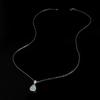 Real S925 silver with natural ethiopia opal gemstones fine jewelry pear shape classic design for women daily wear nice gift