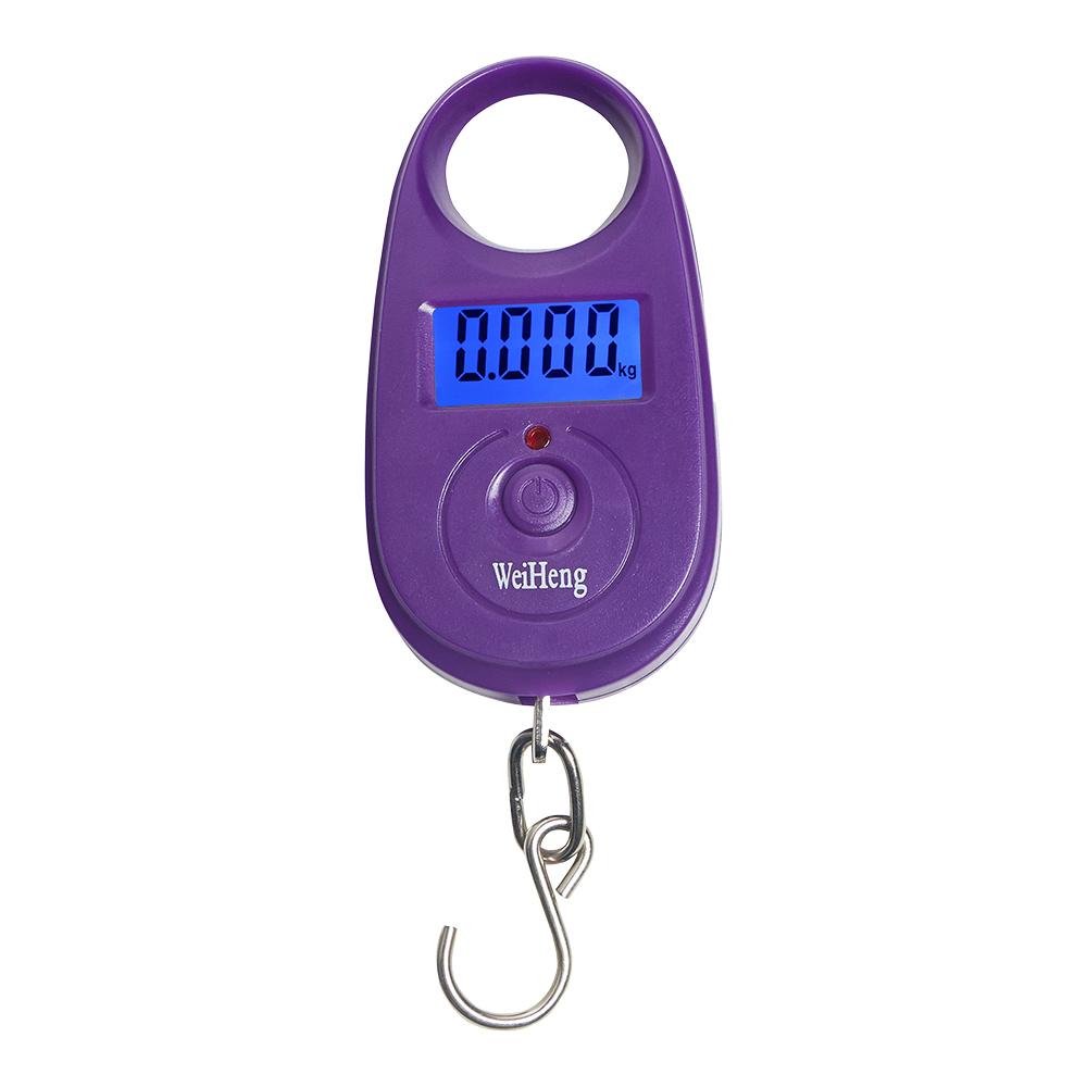 25Kg 5g  Mini Digital Scale Electronic Fishing Weight Pocket Luggage Scales Hanging Hook Mini LCD Weighing Scale