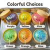 New Arrival Kawaii Steamed Bun Squeeze Squishy Toy, Cute Face Slow Rise Fidget Toy with Mini Bamboo Steamer Blind Box
