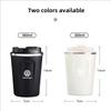 380ML Car Coffee Mug Stainless Steel Travel Thermo Cup For VW GTI Golf Polo Tiguan Passat B6 MK6 Touareg Jetta CC T-ROC Hub Cap
