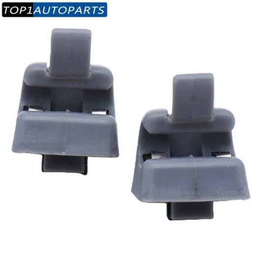 Подходит для Mercedes W123, W124, W126, W140, W201 2 комплекта серых держателей для солнцезащитных козырьков