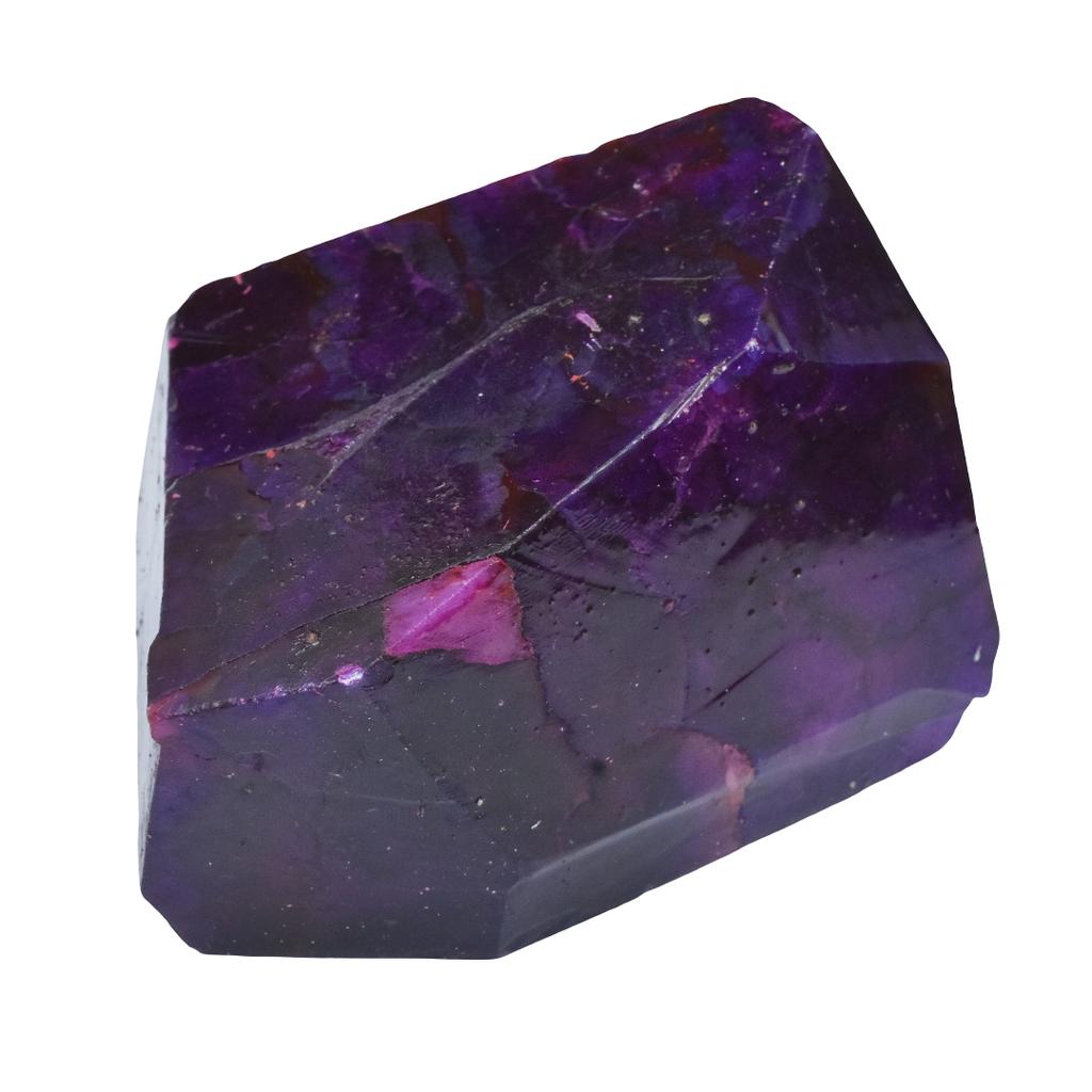 Natural Purple Sapphire Loose Gemstone 145 ct Uncut Rough September Birthstone for Gem Collections