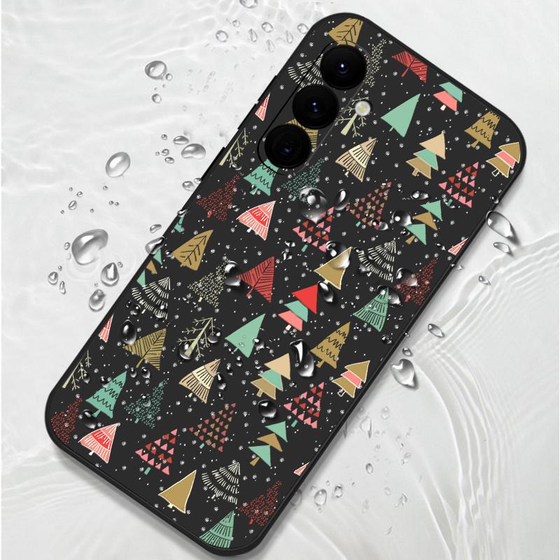 Christmas Phone Case For Samsung Galaxy A56 A17 A26 A16 A36 A55 A54 A53 A15 S24 S25 FE S25 S22 S23 Ultra Shockproof Lanyard Cover