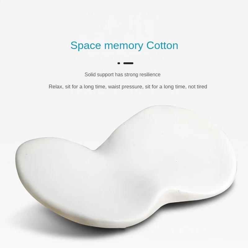 Cuscino Multifunzionale 2 in 1 per Sedile Auto Universale Memory Supporto Lombare Cuscino per Guidatore Traspirante Altezza Aumentata Imbottitura per Glutei