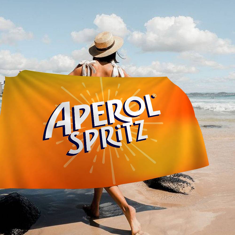 Marca piccola Moda A-Aperol S-Spritz Anime Telo da Spiaggia per Nuoto Asciugamano Morbido per il Viso Regali per Bambini per Bambini Viaggio Campeggio Palestra