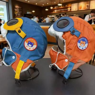 Children's Winter Pilot Hat with Ear Protection, Warm & Windproof, Thickened for Boys and Girls.