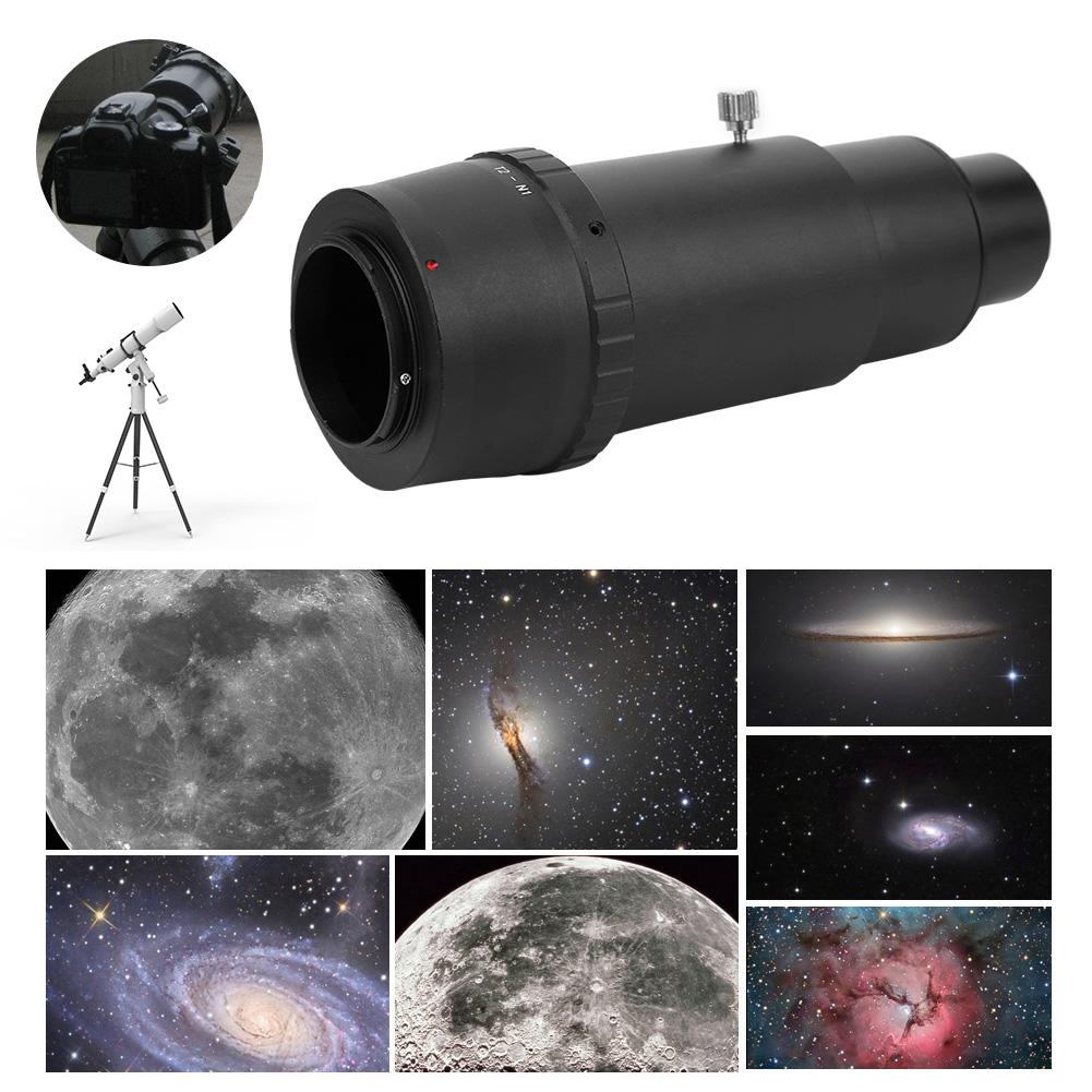1.25inch Telescopic Extension Tube T2 Astronomical Telescope Adapter Ring for Nikon Canon