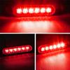 12V 24V Red Yellow White 6 LED Side Marker Warning Lights Signal Light Clearance Fog Lamp For Truck Trailer Caravans Boat RV Car