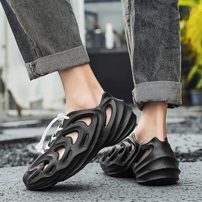 Sandali estivi da uomo alla moda, zoccoli in EVA ultra morbidi, scarpe da giardino traspiranti da uomo, scarpe da spiaggia, comode pantofole da ginnastica
