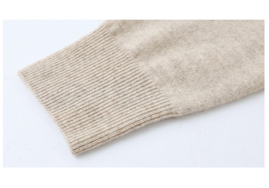 Women's Hooded Pure Wool Knit Cardigan - New Autumn/Winter Casual Outer Layer & Warm Short Sweater Coat