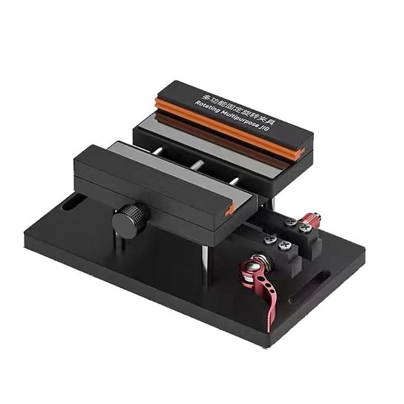 

2 in 1 Antislip Fixture Clamp Holder 360 Degree Rotating Heavy Duty for Mobile Phone Back Cover Glass Repair Remove 1
