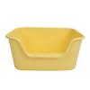 Large Cat Litter Box High Sides Anti Splashing Easy To Clean Simple Look Open Cat Litter Box for