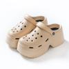 Chunky Platform Clogs Shoes for Women Non Slip Beach Wedges Sandals Woman Summer Fashion Thick Bottom EVA Sandals Slippers