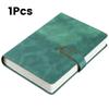1Pcs Vintage A5 Leatherbound Notebook with Soft Cover and Bookmark Perfect for Business Meetings and University Life