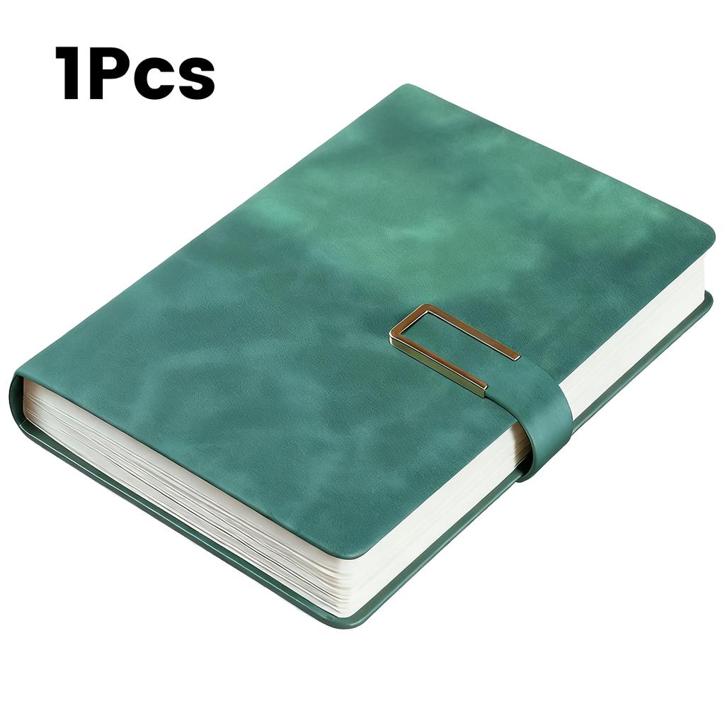 1Pcs Vintage A5 Leatherbound Notebook with Soft Cover and Bookmark Perfect for Business Meetings and University Life