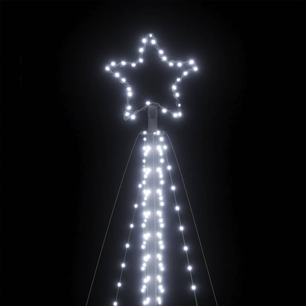 LED Christmas Tree 789 Cold White LEDs 476 Cm
