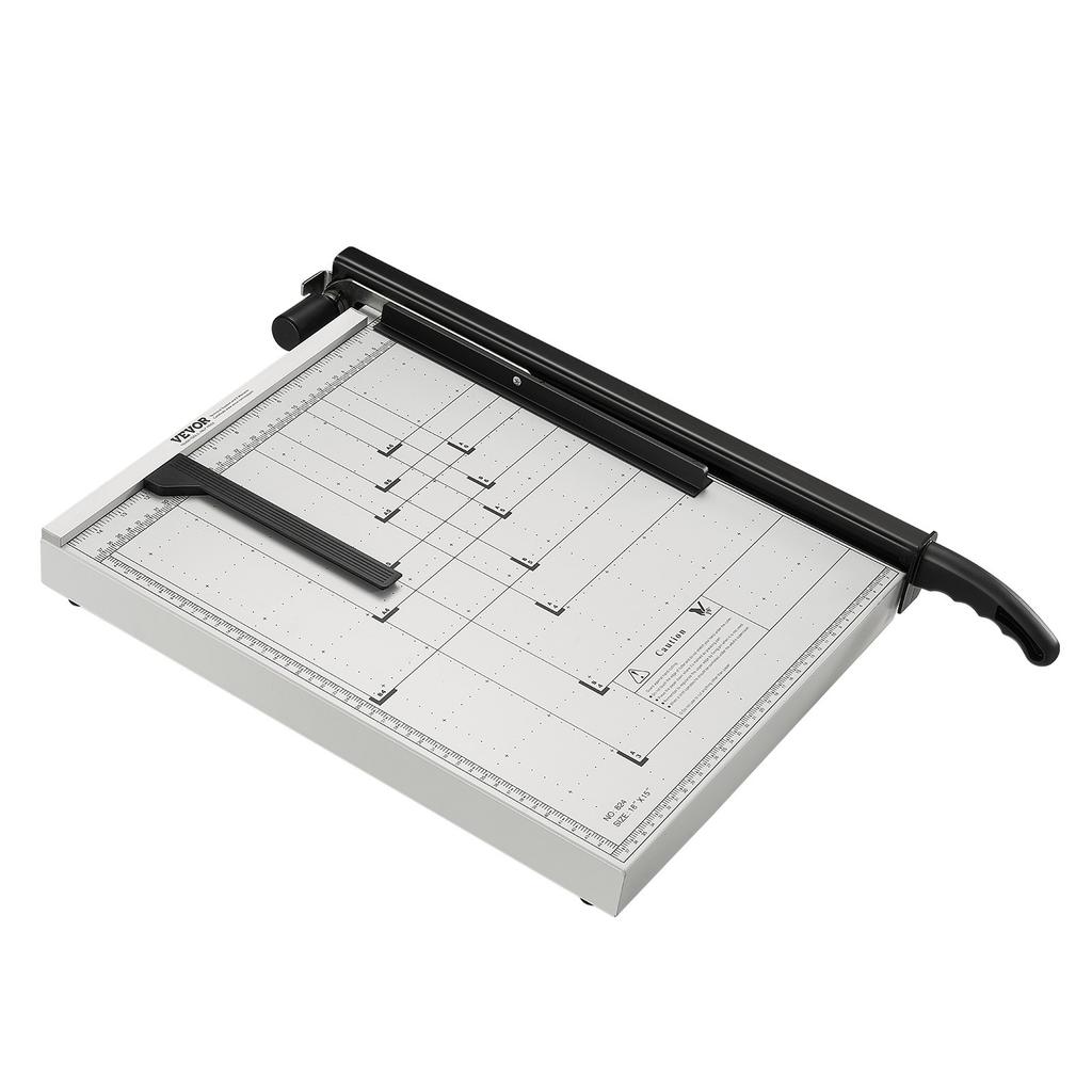 VEVOR Paper Cutter, Guillotine Trimmer, 457.2 mm Cut Length, 20 Sheets Capacity