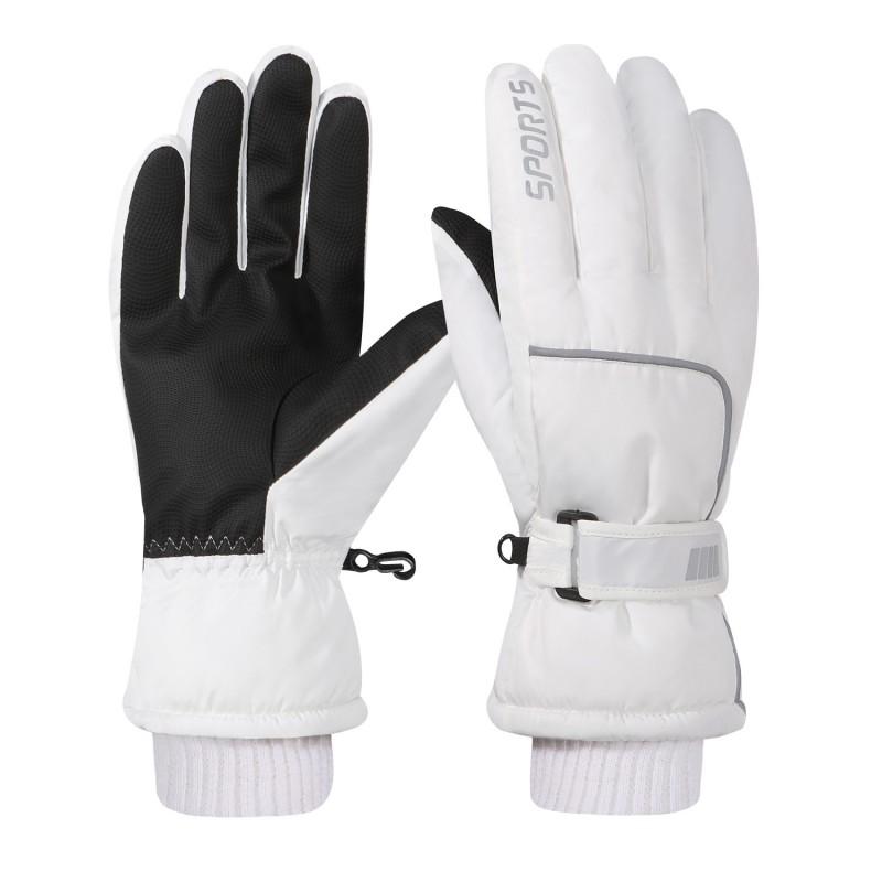 Full Finger Touchscreen Ski Gloves Winter Warm Thick Fleece Lined Unisex Outdoor Snowboarding Cycling