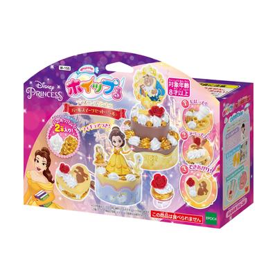 Epoch Whipple Character [Disney Princess Pearl Sweets Set Belle] W-155 ST Mark, Ages 8 and Up, Toy for Decorating and Pastry Making, Whipple