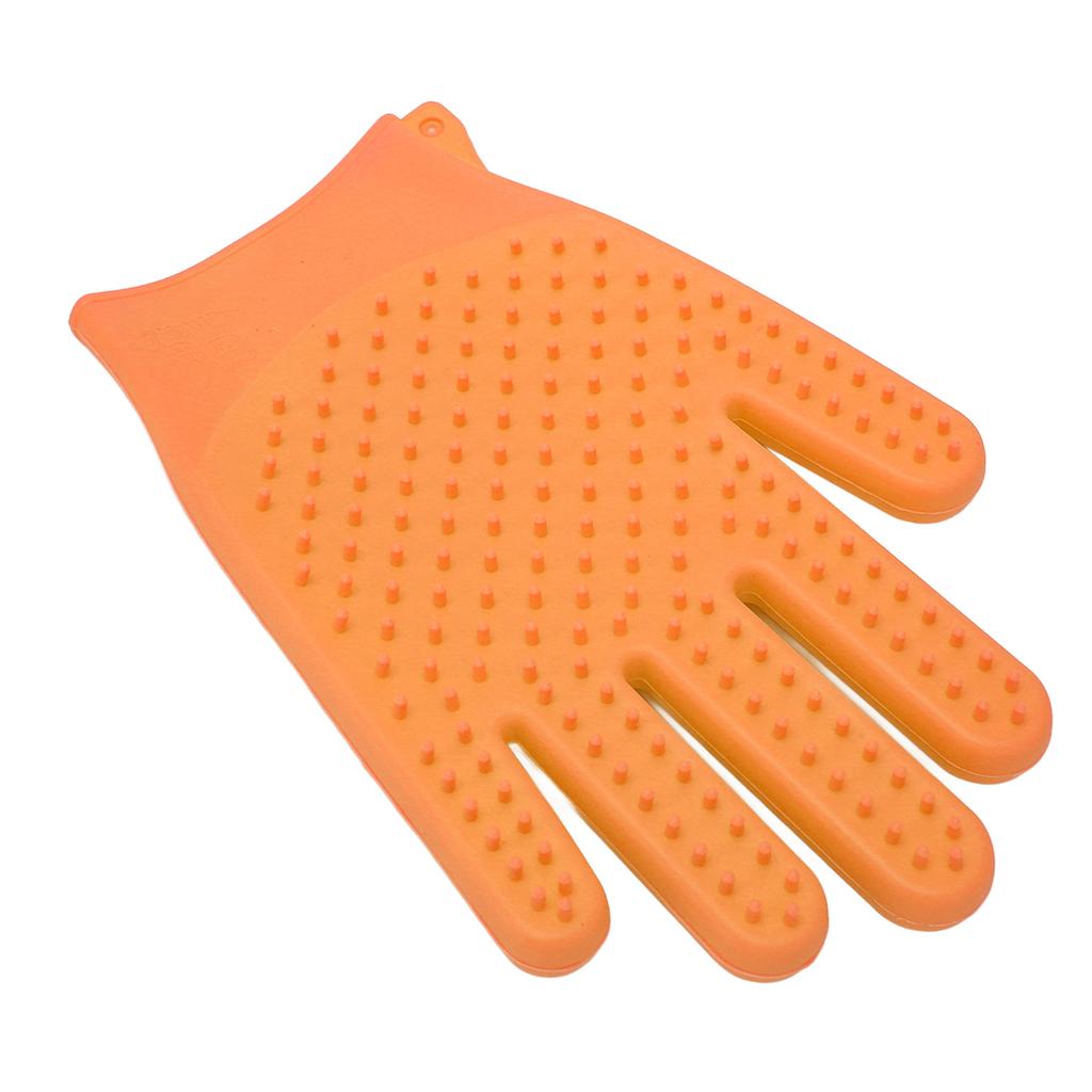 Pet Grooming Glove Silicone Double Sided Fast Frothing   Cat Hair Removal Glove for   and Short Hair